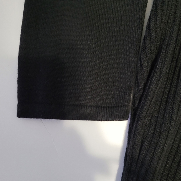 Style & Co Women's Size Small Ribbed  Mock Neck  Sweater  Black Long sleeved NWT - Picture 5 of 14